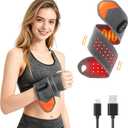Red Light Therapy for Wrist,Portable 660nm/850nm 36 Red Light Beads Red Light Therapy for Hands with Three-Level Light Adjustment Function and Vibration Massage Effect,Therawrap for Carpal Tunnel