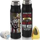 Gifts for Brother, 17 Oz Stainless Steel Brother Tumbler with Lid, Brothers Gift from Sister, Adult Brothers Gift for Wedding Thanksgiving Christmas, Big Bro Bullet Tumbler, Black, 1 PCS