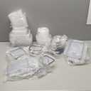 Skroam 72 piece Food Storage Containers Set with Airtight Lids (36 Containers & 36 Lids), Plastic Leak-Proof Kitchen Storage Containers for Pantry Organizers and storage - Meal Prep, Lunch Containers