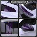 Lypumso Forged Carbon Fiber Vinyl Wraps, High Gloss Car Wrap Vinyl Rolls for DIY, Self-Adhesive Stickers with Air Release Technology for Auto Interior and Exterior (Purple Forged Carbon, 2ft x 10ft)