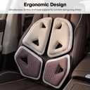 Car Seat Cushion, Lumbar Back Support for Driving Comfort