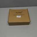 FUTEI Yellow White Decorative Throw Pillow Covers 20x20 Inch Set of 2,Soft Fuzzy Faux Rabbit Fur Cushion Covers with Raised Texture,Neutral Boho Home Decor for Couch Bed Living Room