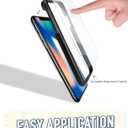 Smartish Screen Protector for iPhone 11 Pro Max & XS Max - Tuff Sheet - Scratch Resistant Tempered Glass with Alignment Tool - Clear 2-Pack