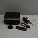 GPX - Mini Projector with Bluetooth & DVD/CD Player Black