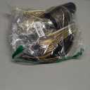 MirthMood 210Pcs Black and Gold Disposable Plates, Black Plates, Black and Gold Plates Include 30 Dinner, Dessert Plate, 30 Cup&30 Napkins, 90 Gold Silverware for Wedding & Party & Birthday & Halloween