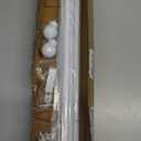 Curtain Rods for Windows 30-62 Inch, 5/8" White Curtain Rod for Bedroom, Living Room,Kitchen,Farmhouse, Outdoor