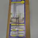 Smart Motorized Blinds with Remote, Cordless No-Drill Automatic Roller Shades, Blackout Electric Blind for Windows, White, 29 x 72