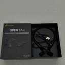 Bone Conduction Headphones, Open Ear, Bluetooth V6.0, IPX5, Sweat Resistant,10Hrs Playtime, Comfortable Fit Sports Wireless Earbuds with Built-in Mic for Running, Gym, Cycling, Outdoor, Black