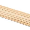 Dowel Rods Wood Sticks Wooden Dowel Rods - 5/16 x 18 Inch Unfinished Hardwood Sticks - for Crafts and DIYers - 50 Pieces by Woodpeckers