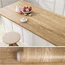 VEELIKE Rustic Oak Wood Contact Paper Peel and Stick Waterproof Wood Grain Contact Paper for Countertops Table Desk Cabinets 24''x354'' Thick Wooden Wallpaper Self Adhesive Removable Woods Vinyl Wrap