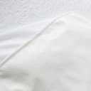 Amazon Basics Waterproof Breathable Mattress Protector, Queen Size, 18 inch Deep, Machine Washable, White