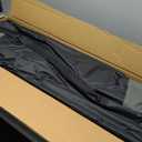 ALPHA CAMP Oversized Camping Folding Chair, Heavy Duty Support 450 LBS Steel Frame Collapsible Padded Arm Chair with Cup Holder Quad Lumbar Back, Portable for Outdoor