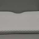 Derila King Size Neck Pillow for Sleeping, Ergonomic & Cervical Pillow for Neck Support & Relief, Memory Foam Side Sleeper Pillows, Bed Contour Pillows for Back, Stomach Sleepers (King Size (23.6" x 13.4" x 4.3"), 1 Pillow_white)