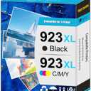 923e 923XL HIgh Yield Ink Cartridge Use for OfficeJet Pro 8120e 8122e 8124e 8125e 8130e 8132e 8134e 8135e 8138e 8139e Printers4 Pack