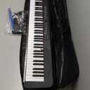 Ktaxon Foldable Piano Keyboard 88 Key Electronic Keyboard Piano with A Portable Bag, Professional Pedal, Stereo Headphones and Smart MIDI Bluetooth Function(Black)