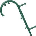 KEINE MARKE Trigger Point Massage Tool Body Deep Tissue Handheld Back, Neck, Shoulder, Leg and Feet Massager Rod, Muscle Release Tool Self Massage Hook Cane for Women & Men (Green)