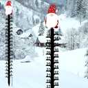 36 Inches Snow Gauge Outdoor,Metal Snow Measuring Stick Outdoor,Large Iron Art Snow Gauge for Yard,Snow Meter Snow Measurement Stick Snow Depth Gauge, Christmas Decorations for Yard Outside
