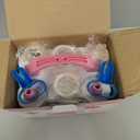 Balloon Pump Electric Party Decorations - Electric Balloon Pump for Balloon Arch Kit, Portable Dual Nozzle Balloon Inflator (Pink)