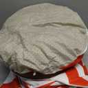 GUDELAK Cat Tunnel Bed with Christmas Tree Skirt, Cat Beds for Indoor Cats Tunnels with Toy Ball, Red and White Christmas Decorations Donut Tunnels for Cat Supplies Small Large Cats and Small Animals