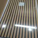 3D Wood Slat Acoustic Wall Panels, 4 Pack,Wall Decor,Warm Oak