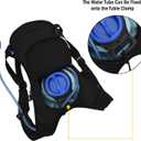 Roptat Hydration Backpack Pack with 2L Hydration Bladder - Lightweight Water Backpack Water Pouch for Women Men Running Riding Biking Music Festival