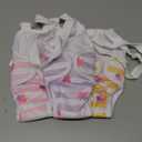 MICOOYO Dog Diaper Onesie Sanitary Pantie with Adjustable Suspender Washable Dog Period Panties Doggie Diapers Pet Underwear Female Dogs Diapers for Heat (Animals, XS/S)