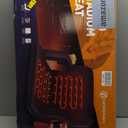 HOPERAN Heated Stadium Seats for Bleachers with Back Support and Wide Cushion, Extra Portable Bleacher Seat Foldable Stadium Chair, USB 3 Levels of Heat, 5 Pockets for Outdoor Camping Games Sports (21", 1pc Black)