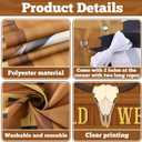 Wild Western Porch Banner West West Cowboy Party Door Decoration Cowboy Boot Hanging Banner Background Western Themed Saloon Porch Sign for Bar Birthday Photo Booth Props Favor Supplies
