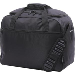 Aerolite AA & Delta Maximum Size Travel Duffel Bag | Lightweight Personal Item Bag 18x14x9 | Foldable Under Seat Cabin Bag | 37L Eco-Friendly Carry-On Duffel bag Black Shoulder Bag