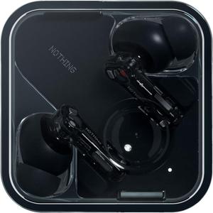 Nothing Ear Wireless Earbuds with ChatGPT Integration, Smart ANC, Hi-Res Audio with LDAC & LHDC, 11mm Dynamic Bass Boost, 40.5H Playtime, 6 Mics for Calls Headphones, Wireless Charging Black