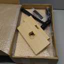 Raised Pet Feeder Stand for Cats & Dogs Neck Health, Holder for Pet Automatic Feeders, Pet Water Dispenser Stand, Adjustable Height Elevated Shelf for Petlibro and Most Pet Feeders (Fits 13.8" x 7.9"(Single Bowl), Natural Wood)