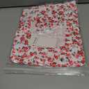 Poetsky Women's Casual 3/4 Sleeve Tops Summer Square Neck T Shirts Ruffle Loose Fit Tunic Blouses (M)