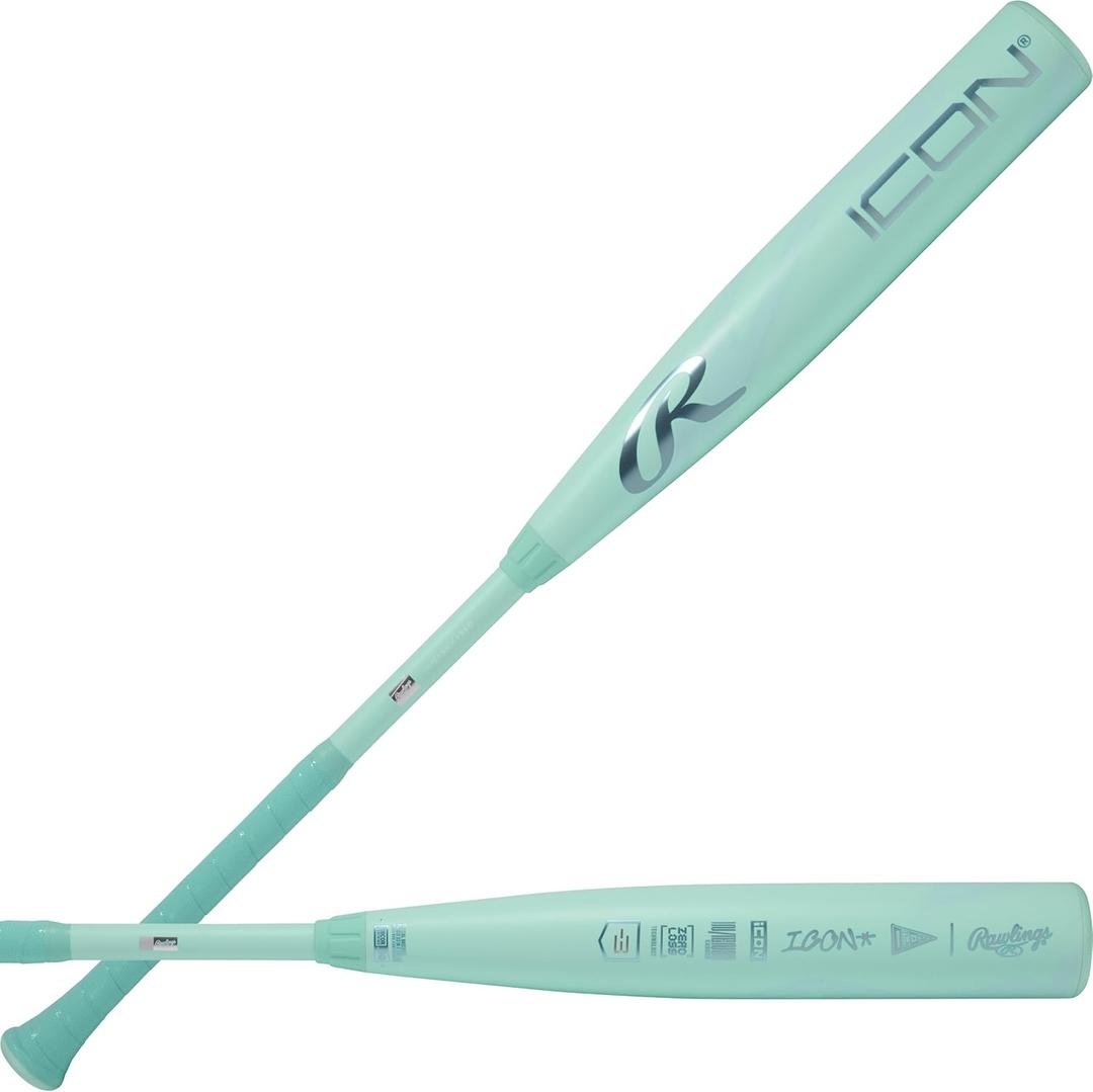 Rawlings | 2026 | ICON Baseball Bat | BBCOR | -3 Drop | 2 5/8 Barrel | 2 Pc. Composite (One Color)