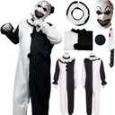 Clown Costume Cosplay Clown Movie WIth Head Cover Adult Halloween (XX-Large)