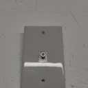RiteAV Coax Cable TV Wall Plate 1 Gang Flat - Gray