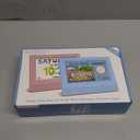 Kids Digital Alarm Clock Colorful, 7" Large LED Time Display Children's Sleep Trainer, Eye-Caring Digital Clock for Girls Boys Bedrooms Bedside, 17 Alarm Clock Settings Easy to Use Kids Birthday Gift (Pink)