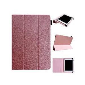 Case for iPad 9.7 Inch 6th/5th Generation (2018 2017), Hybrid Protective Cover with Pencil Holder, Clear Transparent Back Shell Anti-Yellowing Case for iPad 6 5 Gen, Pink