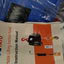 3 in 1 Electric Hoist Winch, 1500W Portable Electric Winch with 1100lbs, 110V Electric Hoist Crane with Manual, Wired & Wireless Remote Control, 25ft Lifting Height, Overload Protection for Towing