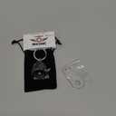 Motorcycle Biker Bell W/ Motorcycle Bell Hanger, Motorcycle Accessories or Key Chain for Luck, Silver
