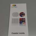 4 PCS Thickened Coaster Resin Molds, Coaster Silicone Molds for Epoxy Resin, Epoxy Resin Molds for DIY Resin Coasters Bowl mats, Candle Holders, Home Decoration