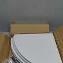 4 Pcs Floating Corner Shelf with Mounting Accessories, Wooden Round Corner Wall Shelves, Wall Mounted Corner Storage Shelf for Bathroom, Bedroom, Living Room (White)