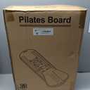 Pilates Board,Pilates Reformer Sets, Multifunctional Abdominal Pilates Board for Home Workout Equipment, Portable Foldable Ab Board Trainer Pilates Exercise Machine,Pilates Board for Women (Black)