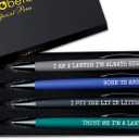 InnoBeta Lawyer Gifts Ballpoint Pen Set of 4, Funny Lawyer Gifts for Men, Office Tools for Lawyer Day, Birthday, Christmas - Best Ever