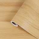 Light Wood Grain Contact Paper Peel and Stick Wallpaper A Set of 17.3"x120" Natural Wooden Contact Paper for Cabinets Countertops Drawer Shelf Liner Self-adhesive Removable Wallpaper Waterproof