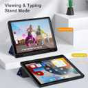 Tuiklol Case for Samsung Galaxy Tab A7 Lite 8.7 inch 2021 Model SM-T220 T225 T227 Built-in S-Pen Holder TPU Protective Hard Back Shell for Tab A7 Lite 7.8'' Smart Cover,North Star