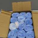 Small Trash Bags 1 Gallon, 360 Count -1.2 Mil Drawstring Mini Garbage Bags, White Plastic Trash Can Liners for Bathroom Accessories, 4 Liter, Bedroom, Dorm Room Essentials, Office