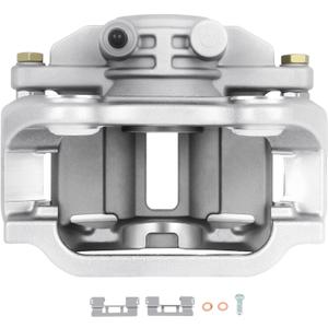 SCITOO 18B4854 Rear Left Disc Brake Caliper With Bracket Silver | Fit For Cadillac,For Chevrolet,For GMC Models - For DeVille 2003-2005,For DTS 2006-2011,For Sierra 1500 2003-2006 1PC