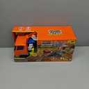 Matchbox Cars Playset, Action Drivers Transforming Excavator, Large Toy Truck, 1:64 Scale Construction Vehicle & 4 Accessories