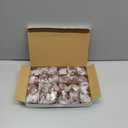 Syhood 24 Pcs Mini Mercury Glass Christmas Ornaments 1.2" Diameter Vintage Glass Balls Christmas Tree Hanging Ornaments for Xmas Party Wreaths Garland Window Decor(Red)