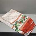 Softalker Christmas Jacquard Rectangle Tablecloth, Winter Vintage Holly Waterproof Table Cloth, Xmas Farmhouse Fabric Table Cover for Holiday, Dining, Party Decor, DHHolly 60 x 120 Inch